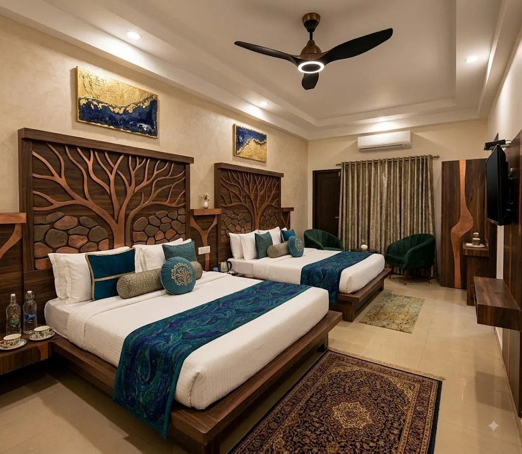 4 Bed AC Room at Shegaon Bhakta Niwas