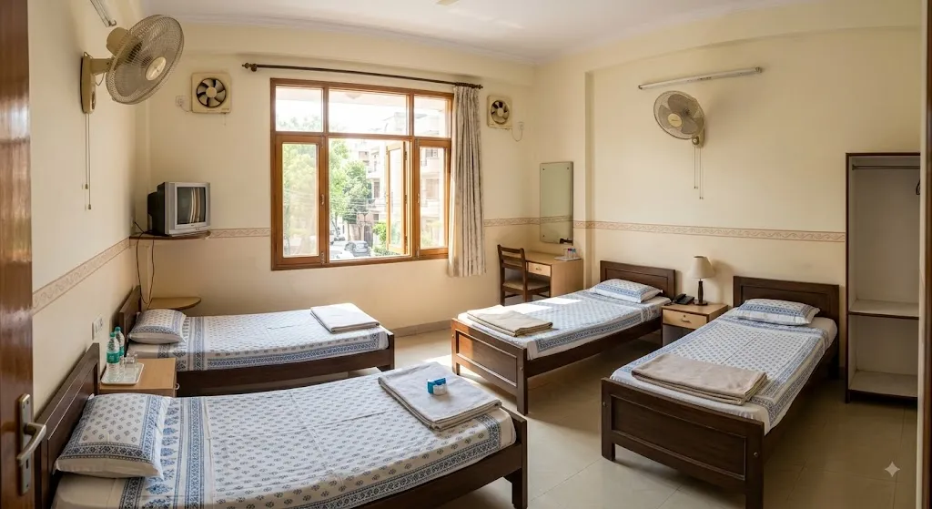 4 Bed Non-AC Economy Room at Shegaon Bhakta Niwas